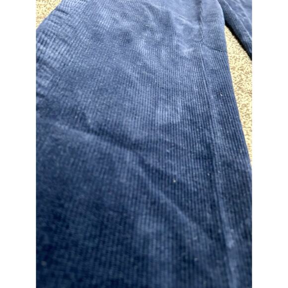 Polo Ralph Lauren Corduroy Stretch Straight Fit Pants Men's 34 x 32 Navy Blue - Picture 2 of 12